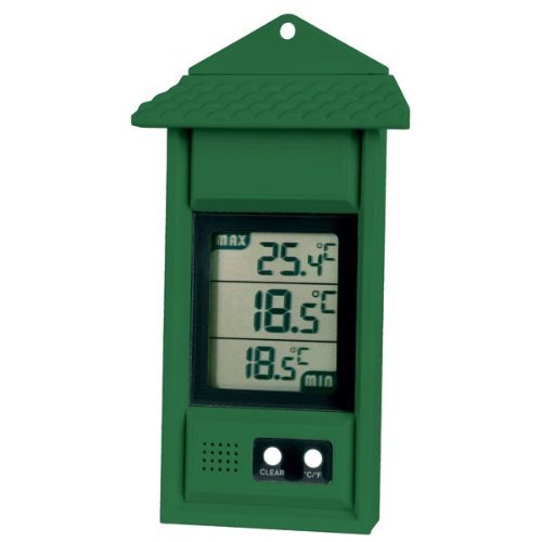 Digital max/min thermometer for conservatories, greenhouses & grow