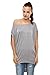 Glostory Women's Casual Off The Shoulder Shirts Women Tops and Blouses 1667 (L, All Grey)