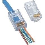 Platinum Tools 100010C EZ-RJ45 Cat 6+ Connectors, Clamshell, 50-Pieces (2)
