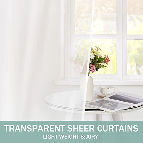 HOMEIDEAS Side Door Curtains for Small Window, Side Door Window