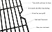 Hongso Porcelain Coated Cast Iron Cooking Grid Replacement Parts for Grill Master 720-0737, Master Forge GD4215S, Grill Chef, Nexgrill 720-0737 and Other Models