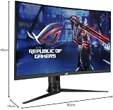 ASUS ROG Strix XG32VC 31.5 Inch WQHD 170Hz 1ms HDR USB-C Monitor view 6