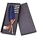 HSTYAIG Antique Feather Quill Pen Set Feather Dip Pen Calligraphy Writing Quill Pen Set for Kids Friend Birthday Present Set (Navy)