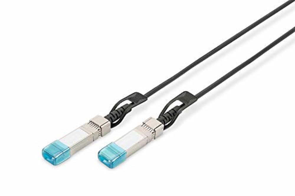 DIGITUS SFP+ DAC cable - 10 Gbit/s - compatible with HP Aruba - Network cable - 2 m - Direct Attach Cable - Direct Attach Copper - AWG30 Twinax - Black