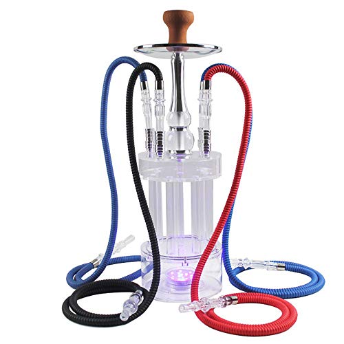 Cachimba Medusa Arabian Hookah 4 mangueras y LED ...