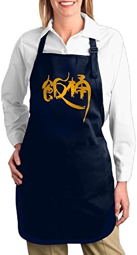 Rice Bucket In Chinese Canvas Cotton Apron Large Apron