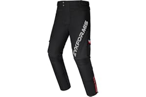 ZYXFORMIS Motorcycle Pants for Men, Waterproof Windproof Motorbike Riding Gear Pants with Removable Armor for All Season Black