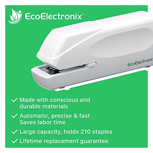 EcoElectronix EX25 Electric Stapler Heavy Duty Automatic Stapler w