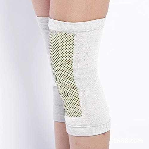 WANGYINBO 1 Pair Knitted Self -Heating Kneepad Anti-Slip Warm Knee Support Basketball Football Winter Warm Knee Protectors