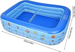 Inflatable Swimming Pool-TINKLE WELL Kiddie Pool