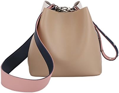Women'S broadband bucket bag,Shoulder bags Joker dishes basket bag Crossbody bags for girls Top-Handle bags-B