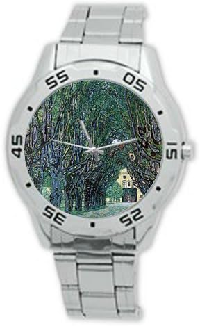 Analogue Stainless Steel Men's Watch Klimt Avenue in the Park Watch