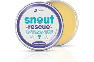 Davie's Snout Rescue - Dog Nose Balm for Dry Nose, All-Natural Dog Paw Pad Balm, Paw Balm for Dogs Lick Safe, Snout Soother f