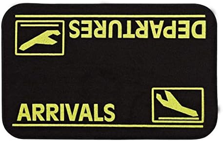 TeRIydF JOQSI Arrivals And Departures Doormat Well 16x24(IN)