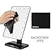 Makeup Mirror 20 LED Lighted Touch Screen Vanity Mirror with Removable 10x Magnifying Mirror, 180 Degree Rotation, Include 4 Pack Batteries, Microfiber Cloth, Special Box by Tinitex