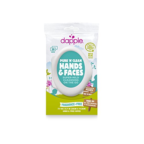 Dapple Pure 'N' Clean Moisturizing Hand and Face Wipes, Soft Pack, White, 30 Carton - Thumbnail 3