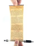 LDS Priesthood Ordinance Guidelines - Pull-Out Scroll Pen - Portuguese Version - Ballpoint Pen - Priesthood Gift - Guidelines for Baptism, Consecrating Oil, Blessing Sick, More