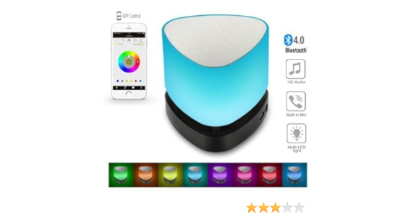 speakers that light up to the beat of the music