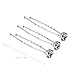 Pixnor 30pcs Bridal Clear Crystal Rhinestone Hair Pins Clips Decorative Wedding Flower for Women