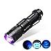 Pocketman One Mode LED Blacklights Flashlight 300LM 396nm Ultraviolet for Detecting Pet Dog Stains Checking Passport Money (1 Pack)