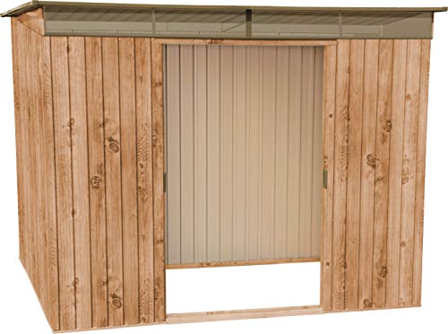 Duramax 50345 8 x 6 Ft Pultdach Skylight Schuppen – Holzmaserung – Bild 5