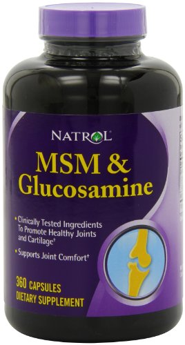 Natrol MSM & Glucosamine Capsules, 360 Count