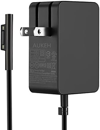 AUKEH 24W 15V 1.6A Charger Adapter Power Supply for Microsoft Windows Surface Pro 4 Core M3 i5 Model 1735 1736 Tablet