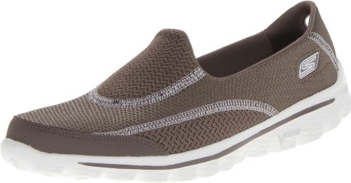 Skechers Performance Women's Go Walk 2 Spark Walking Shoe,Taupe,6 M US