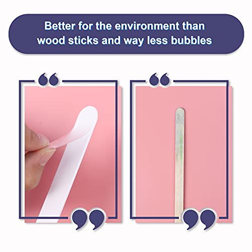 HTVRONT Stir Sticks for Epoxy Resin, 20PCS PVC Mixing Sticks, 4 Colors