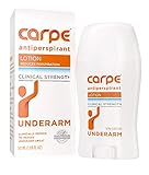 Carpe Underarm Antiperspirant and Deodorant, Clinical strength with all-natural eucalyptus scent, Manage hyperhidrosis and combat excessive sweating without irritation, Stay fresh and dry all day long