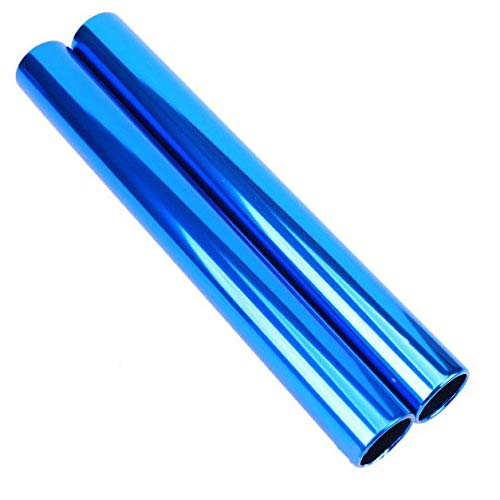 1Pc Aluminum Relay Baton Track Sport Game Rod Multiple Color Selection Running Relay Batons Athletics Equipment Outdoor Field Race Tools for Training Competition Tool(Blue)