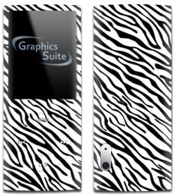 Zebra Print Skin for Apple iPod Nano 5th Generation