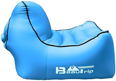 BEAUTRIP | Inflates in 10 Seconds! | No Pump Needed | Inflatable Air Chair Lounger | Portable Lightweight Extremely Durable | Perfect at Festivals and Beach