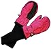 SnowStoppers Kid's Waterproof Stay On Winter Nylon Mittens Medium / 2-5 Years Fuschia