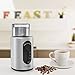 Homgeek Coffee Grinder, 200W Electric Spice Grinder for Dry Spices Nuts Seeds with Grind Size and Cup Selection, Stainless Steel Blades, Removable Bowl, Cleaning Brush Included