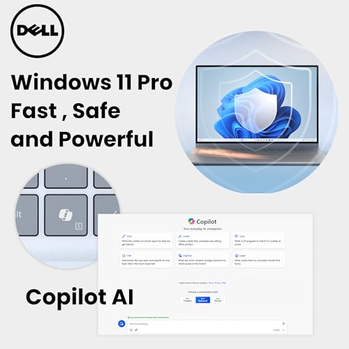 Dell Inspiron 16 Touchscreen Laptop, 16 Inch IPS Display, Intel 7 150U (Up to 5.4GHz), 64GB DDR5, 2TB SSD, Windows 11 Pro, Fingerprint Reader, Backlit Keyboard, FHD+ Cam, Wi-Fi 6E, Accessories