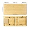 Zipom-100-Portable-Bamboo-Laptop-Stand-Foldable-Desk-Notebook-Table-Laptop-Bed-Tray-Bed-Table-Flower-Style-design-play-games-on-bed-Table-with-Drawer-flat-275in Zipom 100% Portable Bamboo Laptop Stand Foldable Desk Notebook Table Laptop Bed Tray Bed Table, play games on bed Table…