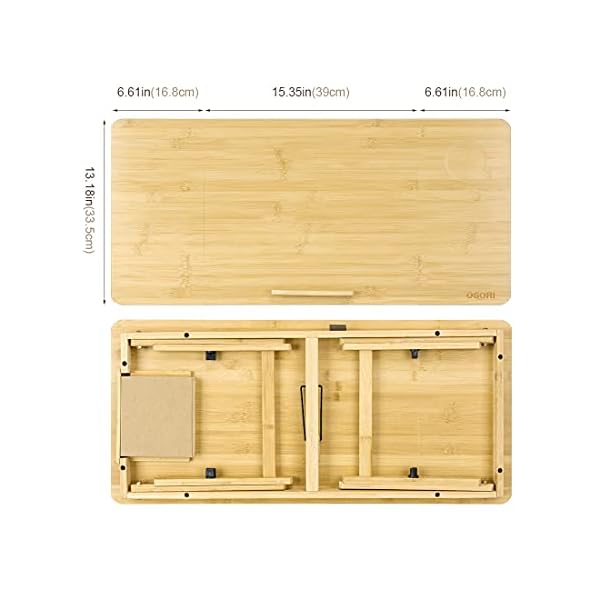 Zipom-100-Portable-Bamboo-Laptop-Stand-Foldable-Desk-Notebook-Table-Laptop-Bed-Tray-Bed-Table-Flower-Style-design-play-games-on-bed-Table-with-Drawer-flat-275in Zipom 100% Portable Bamboo Laptop Stand Foldable Desk Notebook Table Laptop Bed Tray Bed Table, play games on bed Table…