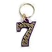 Omega Psi Phi #7 Line Number Keychain