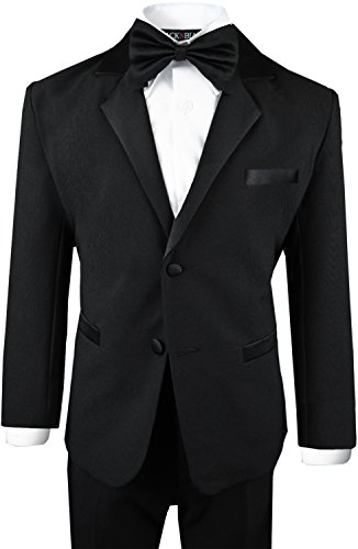 Boys Tuxedo in Black Dresswear Set 12