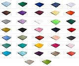 Authentic Jacob Alexander - Wholesale Lot of 10 Mens Solid Color Pocket Squares