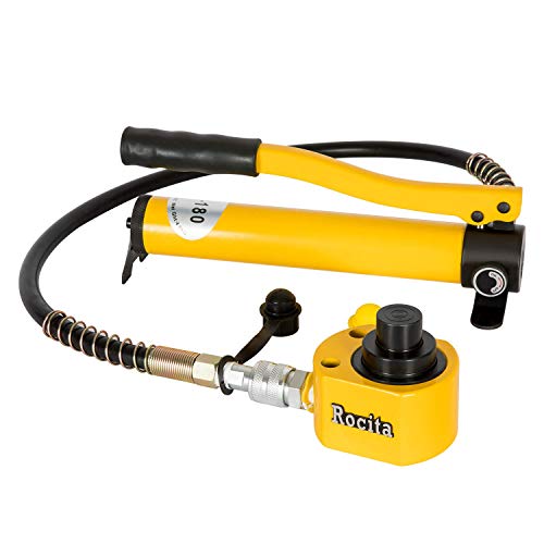 20 Ton Low Profile Hydraulic Ram Jack Cylinder and Hand Pump Sets