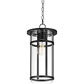 Maxim Lighting 40629CLBK Clyde Vivex - 1 Light Outdoor Pendant-17.5 Inches Tall and 9 Inches Wide