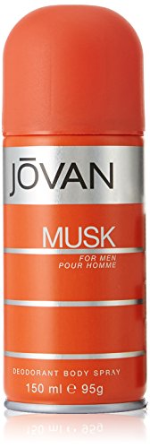 Jovan Musk by Jovan for Men Deodorant Body Spray 5 oz