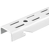 Knape &amp; Vogt John Sterling Dual-Trak 70-Inch Adjustable Wall Standard #0120-70WT