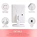 DreamGenius Makeup Mirror Lighted Vanity Mirror with 3X/2X Magnifying Upgraded Led Makeup Mirror with Adjustable Touch Screen