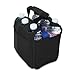 ONIVA - a Picnic Time Brand Six Pack Insulated Beverage Tote, Black