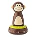 MSC International 77755 Joie Monkey Kitchen Timer, 60-Minute Mechanical, 4-Inches x 2.5-Inches, Brown