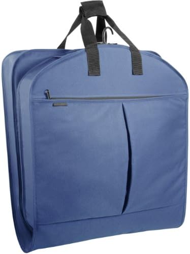 WallyBags 52" Extra Capacity Garment Bag with Pockets, Navy, 52 inch 3 WallyBags 52" Extra Capacity Garment Bag with Pockets, Navy, 52 inch
