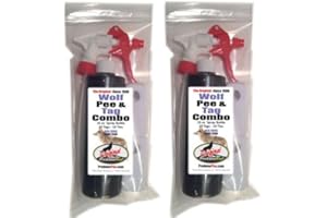 PredatorPee Original 16 oz Wolf Pee Spray Bottle Combo with ScentTags - 2pk